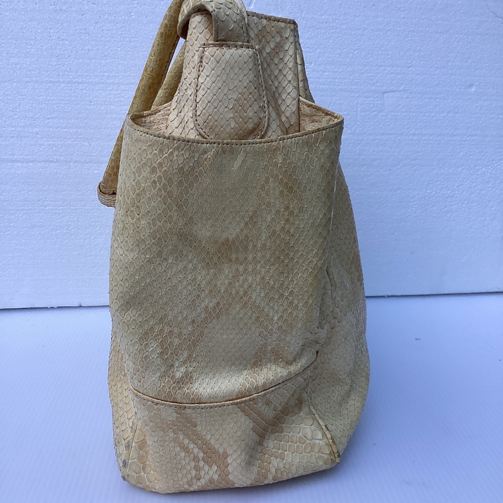 Finesse La Model Snakeskin Python Bag - image 4